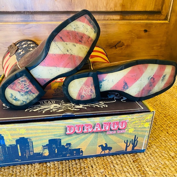 Lady Rebel by Durango Western Work Boot 8.5 - Picture 6 of 7